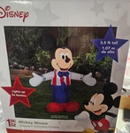 Gemmy 3.5FT Tall Disney's Mickey Mouse Patriotic Inflatable. Fixed Price $29.99.