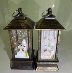 2-PIECE Christmas Mini Led Lantern, Home Decoration. Fixed Price $15.00.