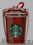 2018 Starbucks Red & Gold Ceramic Cup Holiday Christmas Tree Ornament Nwt. Fixed Price $19.99.