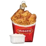 Old World Christmas Chicken Nuggets (32626) Glass Ornament W/ Owc Box. Fixed Price $22.39.