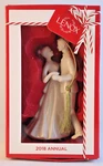 Lenox 2018 Gold Accented Bride And Groom Christmas Ornament New. Fixed Price $27.50.