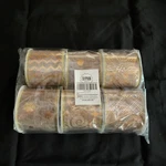 Olyphan Novelties Gold Burlap Ribbons Set Of 6 Christmas Holiday Decorative. Fixed Price $9.09.