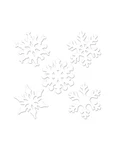 Beistle Mini Snowflake Christmas CUTOUTS-10 Pcs, 5", White. Fixed Price $10.09.