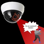 Maximalpower Fake Cctv Security Dummy Dome Camera W/ Red Led Light For Home Lot. Fixed Price $13.39.