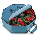 Hearth & Harbor Hard Shell Holiday Wreath Storage Container Bag Blue HHHS12-24. Fixed Price $29.40.