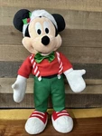 Christmas Holiday Disney 22 In Mickey Mouse Greeter Red & Green Elf Outfit. Fixed Price $55.00.