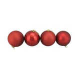Northlight 4CT Red Hot Shatterproof 4-FINISH Christmas Ball Ornaments 6". Fixed Price $25.19.