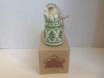 Jim Shore 2004 Santa Toile Green Bell Signed By W Cat Tags In Box Vgc. Fixed Price $26.99.
