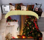 3D Fireplace Light A157 Christmas Quilt Duvet Cover Xmas Bed Pillowcases Zoe. Fixed Price $86.94.