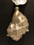 Seashell Glass Christmas Ornament With Seed Beads Holiday Time New. Fixed Price $14.89.
