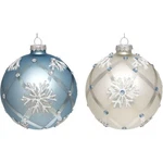 Mark Roberts Christmas 2023 Snowflakes Ball Ornament, 4'' Assortment Of 2,. Fixed Price $23.93.
