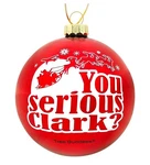 You Serious Clark? Red Glass Christmas Vacation Ornament (new Original Box). Fixed Price $22.00.
