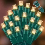 Lamphome Warm White Christmas Lights OUTDOOR,150 Led Fairy Connectable.... Fixed Price $30.46.