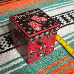 Merry Christmas Decoration Holiday Gift Storage Ornament Box 3" Cube With. Fixed Price $10.00.
