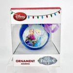 Disney Collection Frozen Anna Elsa Olaf Christmas Ornament Ball Blue Glitter New. Fixed Price $19.95.