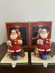 Spode Christmas Tree Santa Stocking Holder. Fixed Price $40.00.