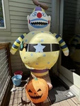Rare Gemmy Disney Nightmare Before Christmas Halloween Clown 6 Inflatable. Fixed Price $149.99.