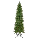 Northlight 6.5' Silver Lake Fir Pencil Artificial Christmas Tree, Multi Lights. Fixed Price $160.49.