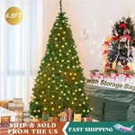 6.5FT Prelit Artificial Christmas Tree With 250 Led Lights Xms Holiday Decor. Fixed Price $89.99.