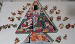 Htf Costco Kirkland Traditions Xmas Advent Calender 24" Polyresin Ornaments Read. Fixed Price $165.00.