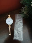 New- Real Pinnacle Golf Ball Christmas Tree Ornament With Wooden Tee. Fixed Price $10.95.