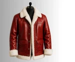 Men Santa Claus Red & White Fur Christmas Winter Jacket Xmas Party Coat BS1. Fixed Price $200.00.