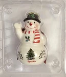 Spode Ornament From Tree Collection Series Snowman Christmas New In Box. Fixed Price $14.40.