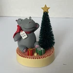 Hallmark Keepsake 2024 Want Hippopotamus For Christmas Musical Ornament. Fixed Price $22.00.