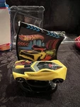 Nib Holographic Mattel Hot Wheels Yellow & Blackrace Car Holiday Ornament - 2013. Fixed Price $5.95.