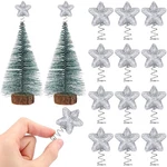 Soulchen 12 Pcs Mini Star Christmas Tree Toppers, 1.6 X Inch Glitter M.... Fixed Price $21.19.