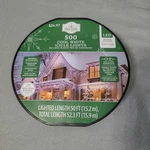 Holiday Time 500 Cool White Icicle Led Christmas Lights Wire 52.3 Ft New. Fixed Price $26.89.