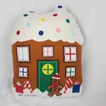 Gingerbread House Christmas Decorative Throw Pillow Target Wondershop 2023. Fixed Price $19.99.