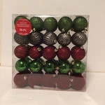 Nib Ashland Christmas Glittered Ornaments 2.2 Inch 50 Pieces Shatterproof. Fixed Price $10.00.