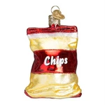 Old World Christmas Bag Of Chips Glass Ornament Free Box 32154 New. Fixed Price $15.98.