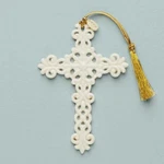 Lenox China 2023 Snow Fantasies Cross Christmas Ornament N/o. Fixed Price $24.99.