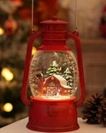 Elegant Christmas Village Snow Globe - Lighted Musical Decoration With Timer. Fixed Price $43.99.