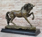 Bronze Horse Stallion Mustang Mare Bucking Statue Sculpture Art Home Yard Decor. Fixed Price $1399.00.