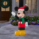 Disney Christmas 4 Ft Mickey Mouse Lighted Waving Holiday Inflatable Nob. Fixed Price $29.99.