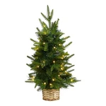 Nearly Natural 2FT Artificial Christmas Tree In Decorative Basket. Fixed Price $46.99.