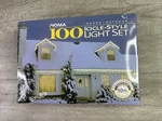 Noma In/outdoor 100 Christmas Clear Icicle Lights On White Wire Ft Tested. Fixed Price $11.19.
