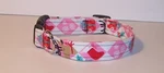 Wet Nose Designs Holiday Diva Dog Collar Christmas Pink Reindeer Tree Stocking. Fixed Price $17.00.