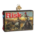 Old World Christmas Risk (44253) Glass Ornament W/ Owc Box. Fixed Price $22.39.