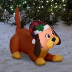 Holiday Living 2.5FT Led Lighted Playful Puppy Dog Christmas Inflatable Airblown. Fixed Price $26.99.