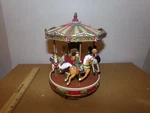 Mr. Christmas Holiday Go Round Carousel Electric Music. Plays 50 Songs. Fixed Price $19.99.