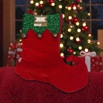 Regent Elf Christmas Stocking Sequins Jingle Bells Curled Toe New. Fixed Price $11.99.