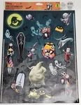 Disney Nightmare Before Christmas Halloween Static Window Clings. Fixed Price $12.95.