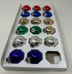Vintage Box Of 17 Rauch Glass Christmas Ornaments Target 2003. Fixed Price $14.00.