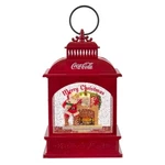 9" Coca-cola Battery-operated Led Santa Lantern. Fixed Price $49.95.