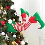 23 Christmas Elf Stuffed Legs Stuck Tree Topper Decorations -xmas Holiday. Fixed Price $19.15.