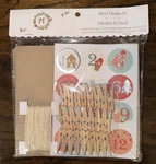 P1 Pier Countdown To Christmas Hanging Kraft Bag Sticker Advent Calender Set. Fixed Price $7.98.